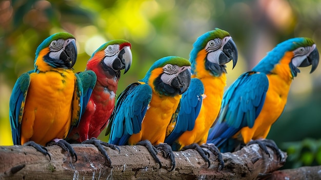 a close up of a parrot with a blurred background