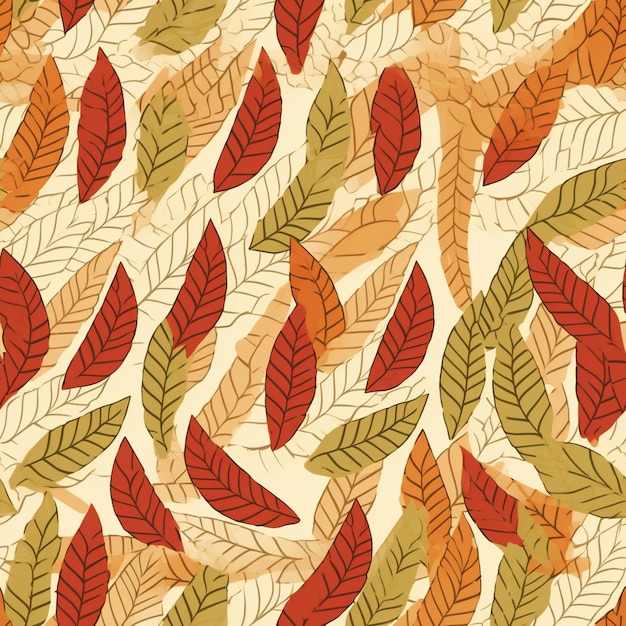 a close up of a pattern of leaves on a white background generative ai