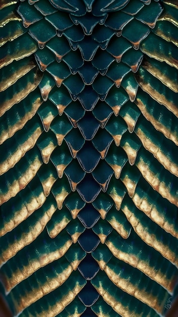 Photo close up on pattern of scales