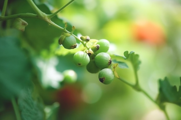 Close up peas on nature background with copy space Healthy vegan vegetarian food concept