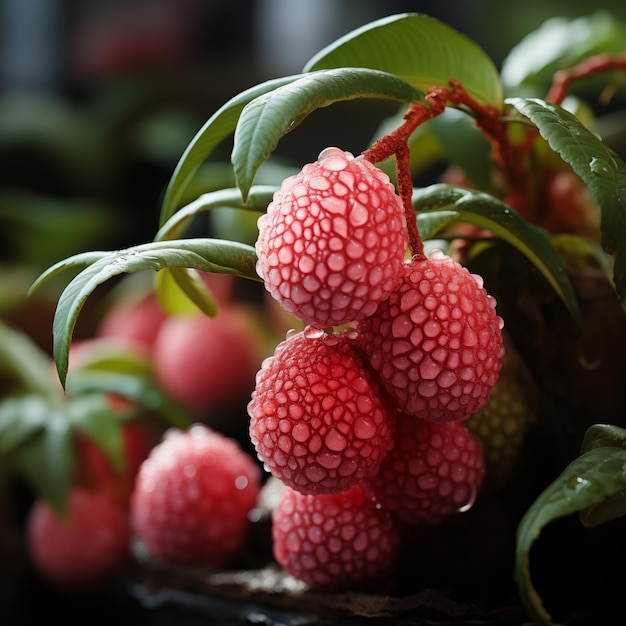 close up photo of fresh fruit Lychee