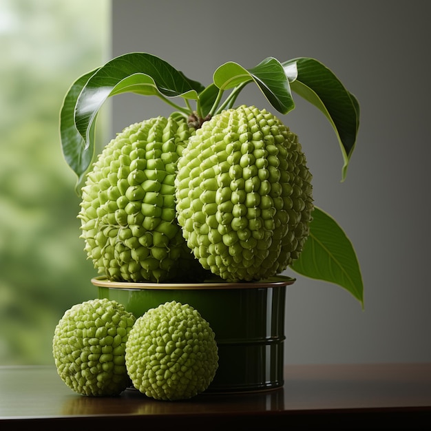 close up photo of fresh green fruit