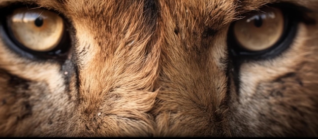 close up photo lion face and eyes background