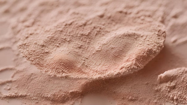 Close up photo of macro powder cosmetic generative art by AI