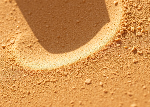 Close up photo of sand