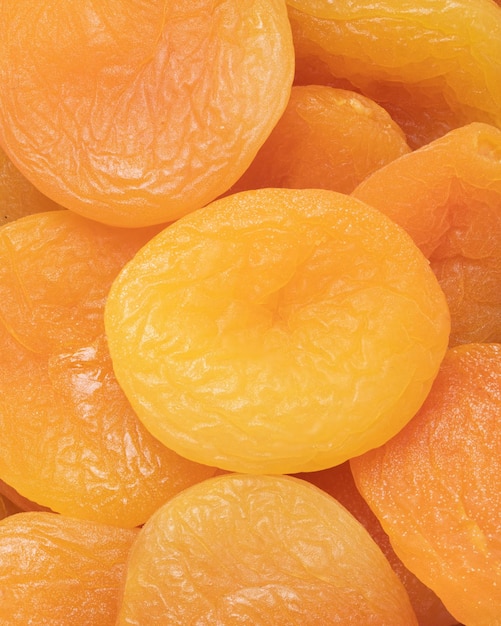 Close up photo of yellow apricot