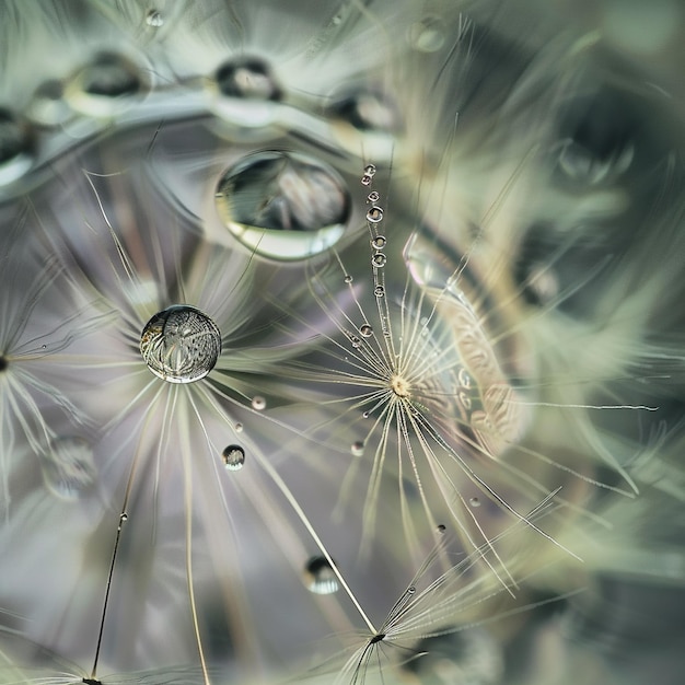 Photo a close up of a piece of glass with a water droplet on it