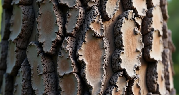 Photo a close up of a piece of wood with a brown and white background