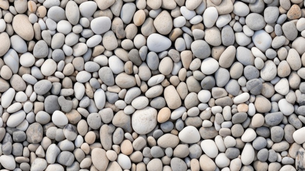 Photo a close up of a pile of small rocks