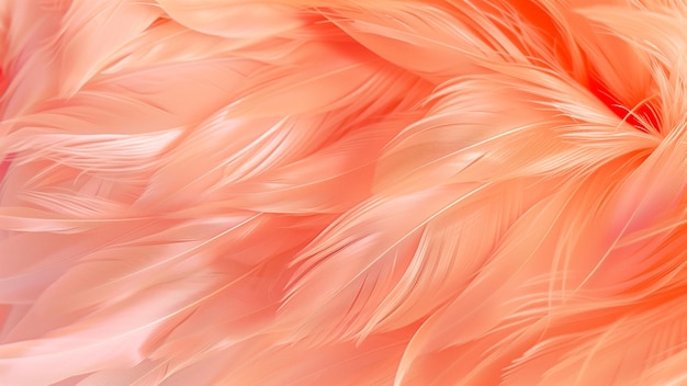 Close up of pink feathers texture background with copy space for text