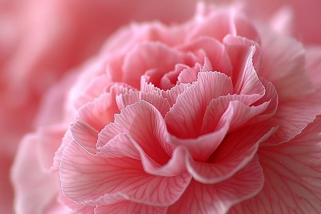 a close up of a pink flower with the pink petals