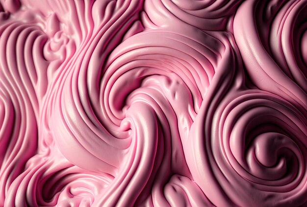 Close up of a pink icing backdrop texture