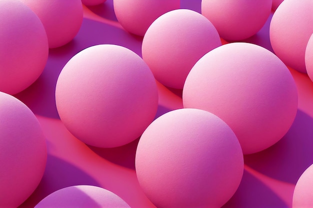 Close up pink soft ball snack generative art by AI