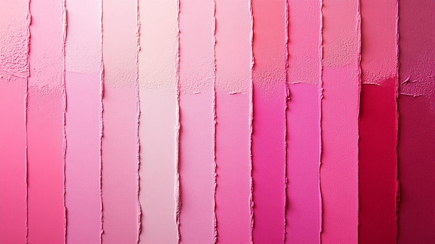 Photo a close up of a pink and white striped wallpaper