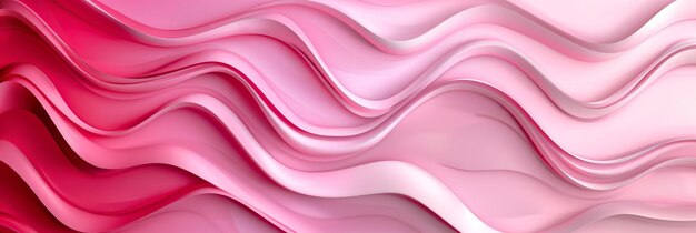 Close up of a pink and white wave pattern on a white background