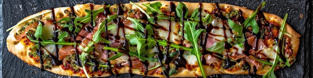 close up of pizza on the table Selective focus