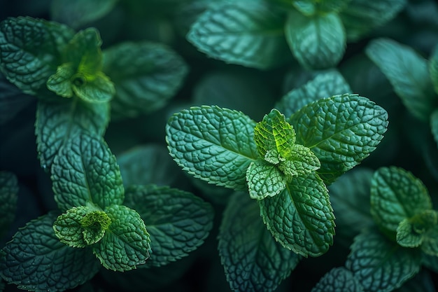 a close up of a plant with green leaves and a green spiky leaf