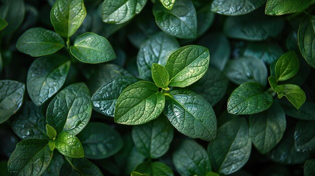 a close up of a plant with green leaves