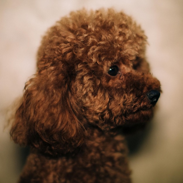 Photo close-up portrait of dog