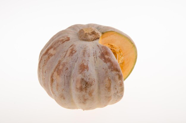 Photo close-up of pumpkin against white background