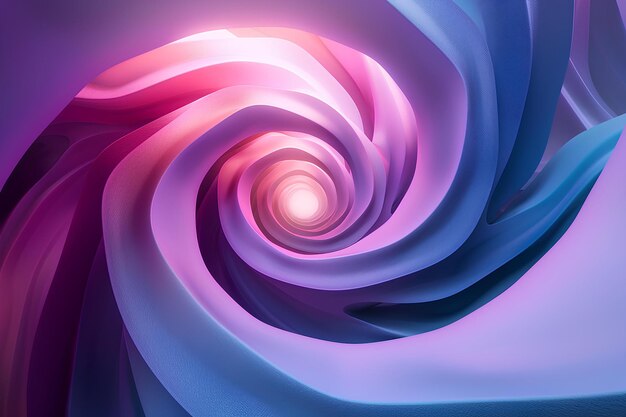 A close up of a purple and blue swirl