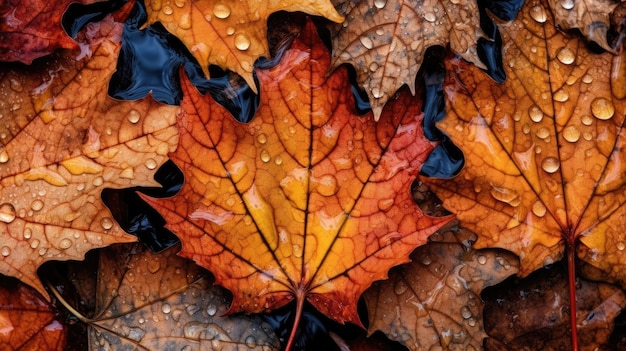 A close up of a rainbow colored leaf pattern