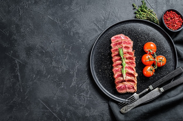 Close-up of raw organic meat steak