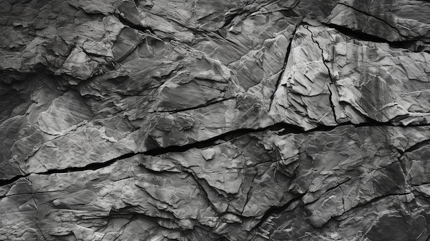 A close up of a rock face with a bird perched on it generative ai