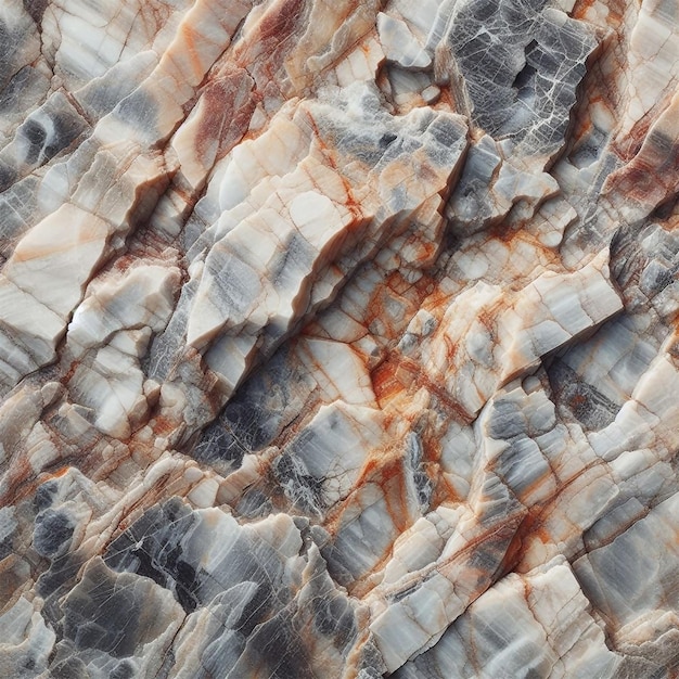 a close up of a rock with a brown and gray pattern