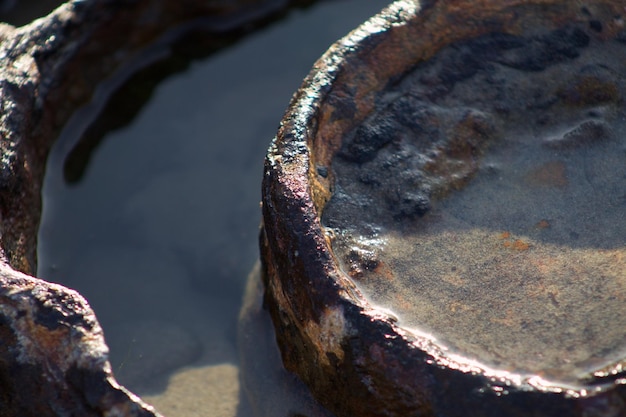 Photo close-up of rocks