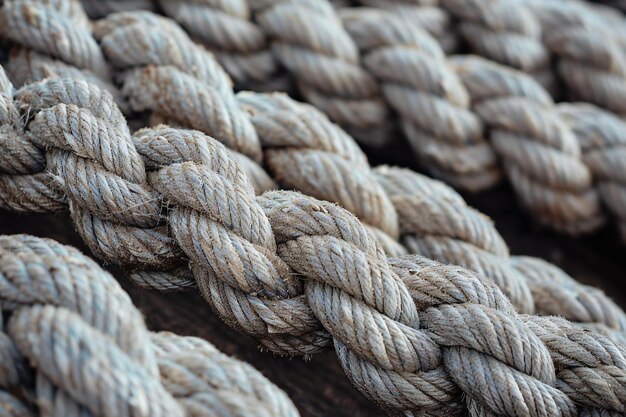 a close up of a rope that has a rope on it