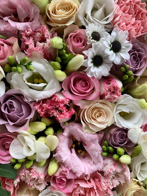 Close-up of rose bouquet