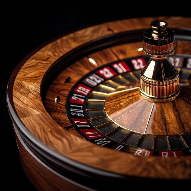 Photo a close up of a roulette board with the number 10 on it