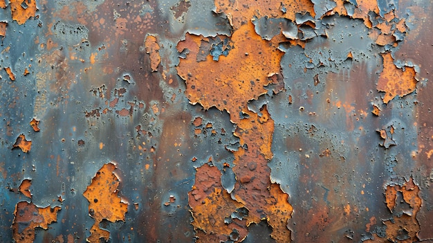 Photo a close up of rusted metal