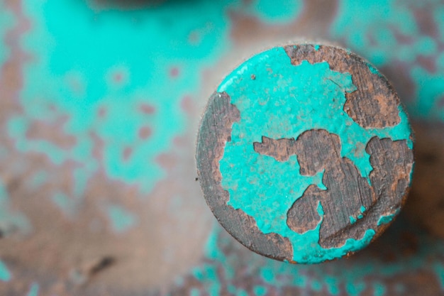 Photo close-up of rusty metal