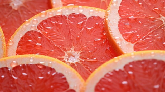 Close up shot of a bunch of grapefruits perfect for food and healthrelated designs