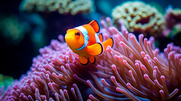 a close up shot of a red fish