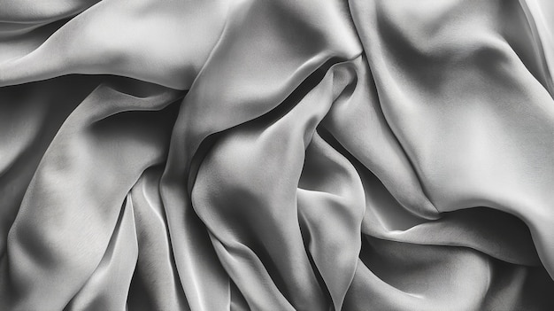 a close up of a silk silk with a gray background