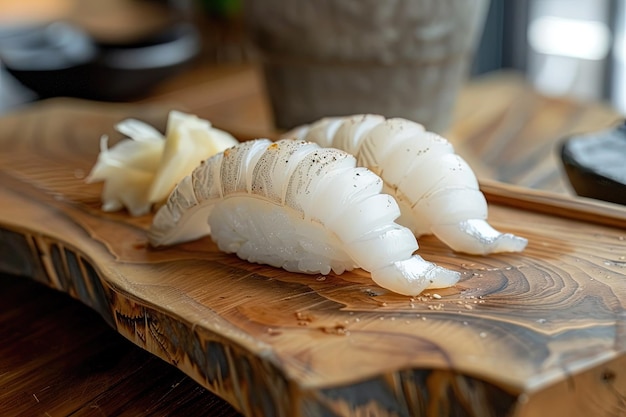 A close up of a sliced up banana on a cutting board