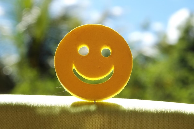 Close-up of smiley face