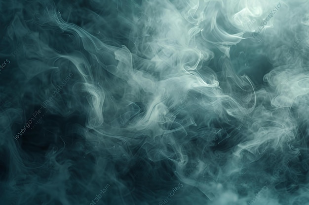 A close up of smoke on a black background