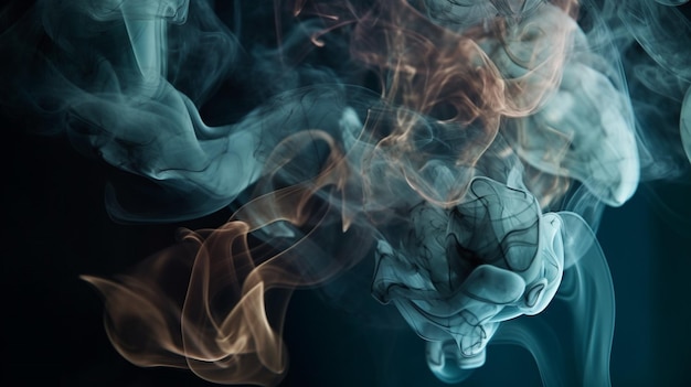 A close up of smoke with the word smoke on the bottom