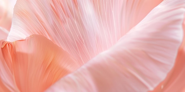 Close Up of Soft Pink Flower Petals Showcasing Delicate Floral Beauty and Texture