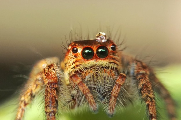 Photo close-up of spider