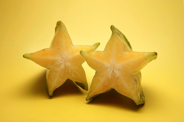 Close up of star fruit