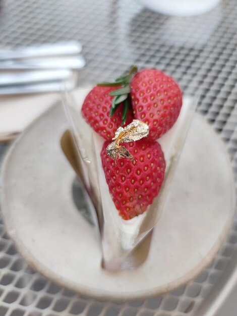 Photo close-up of strawberries