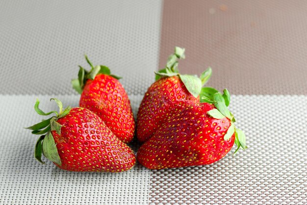 Close-up of strawberries