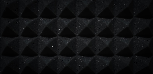 Close up of studio sound acoustical foam Background