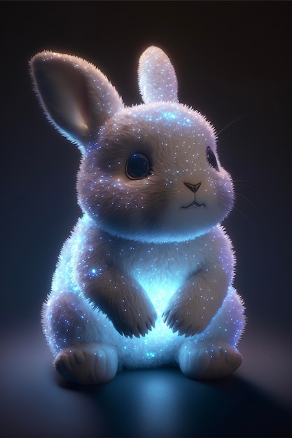 Close up of a stuffed animal on a table generative ai