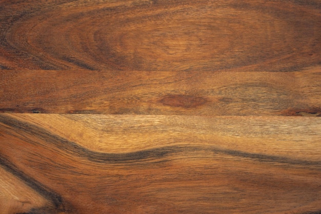 Close up to surface of Wooden Cutting board in kitchen for any ingredient food background